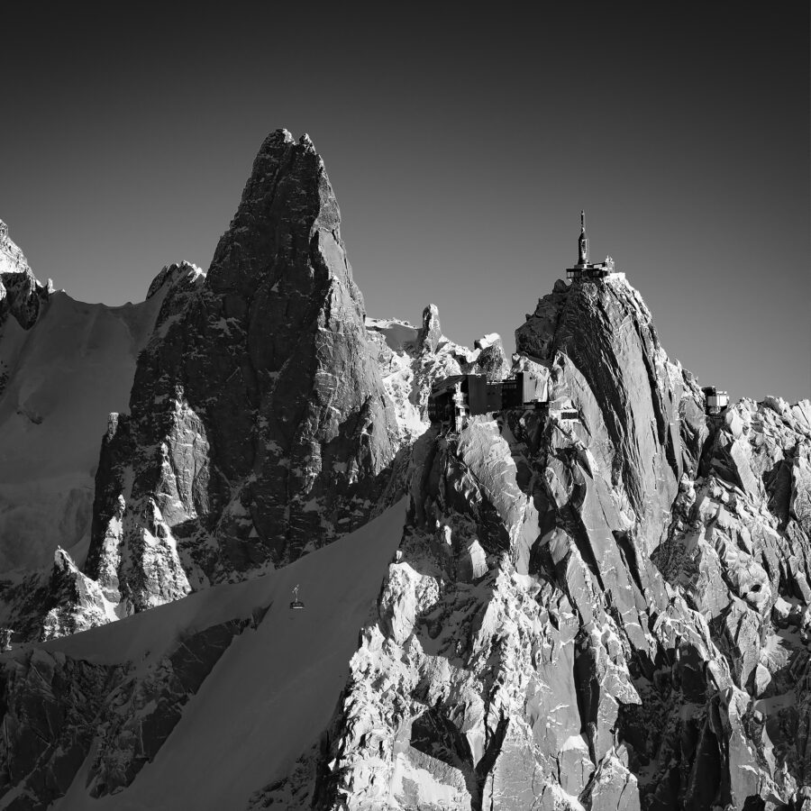 Œuvre photographique - Aiguille du midi - dent du Géant 