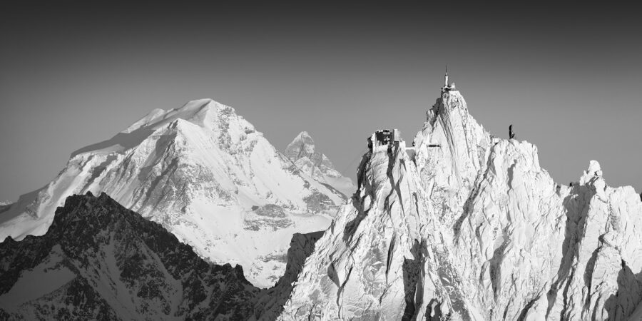 Aiguille du midi, Mont Cervin, Grand Combin