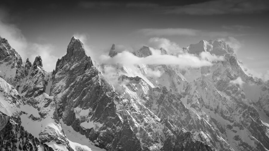 Les Grandes Jorasses - Massif du Mont-Blanc