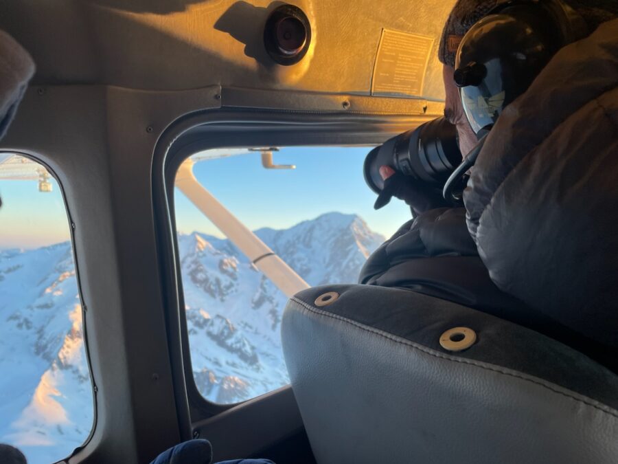 Prise de vue aérienne avec Marc Lelièvre